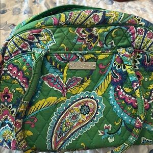 Vera Bradley Vibrant Green Paisley Bag